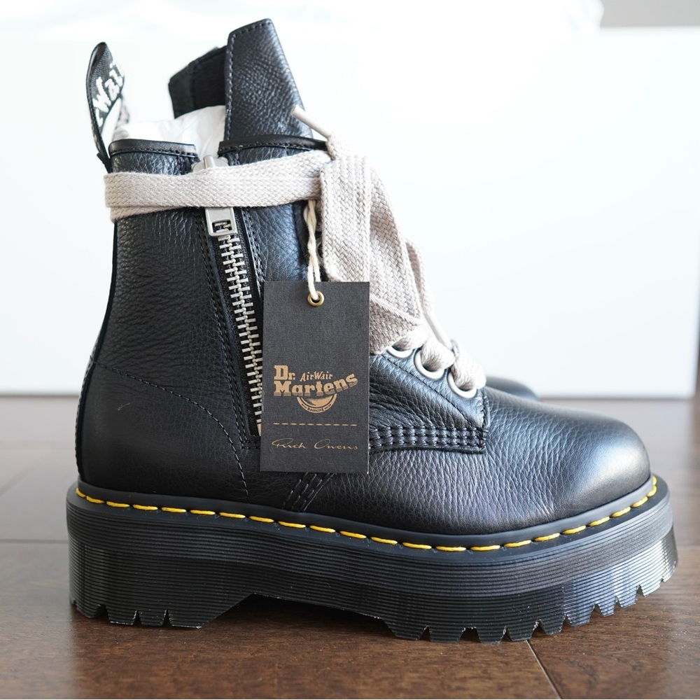 Dr. Martens x Rick Owens DRKSHDW 1460 Quad Jumbo Lace Boots - Picture 5 of 12